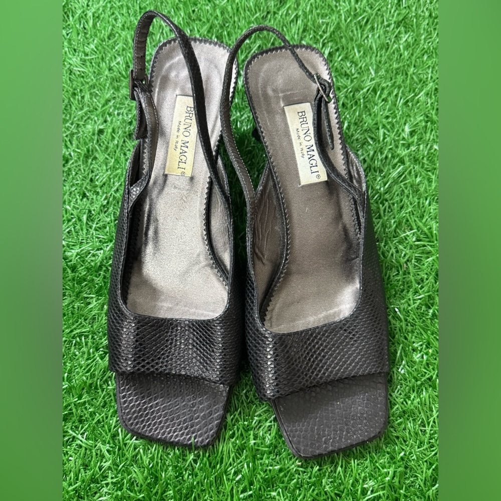Bruno Magli Black Women's Slingback Shoes Size 7